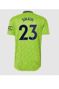 Manchester United Luke Shaw #23 Fotballdrakt Tredje Klær 2022-23 Korte ermer